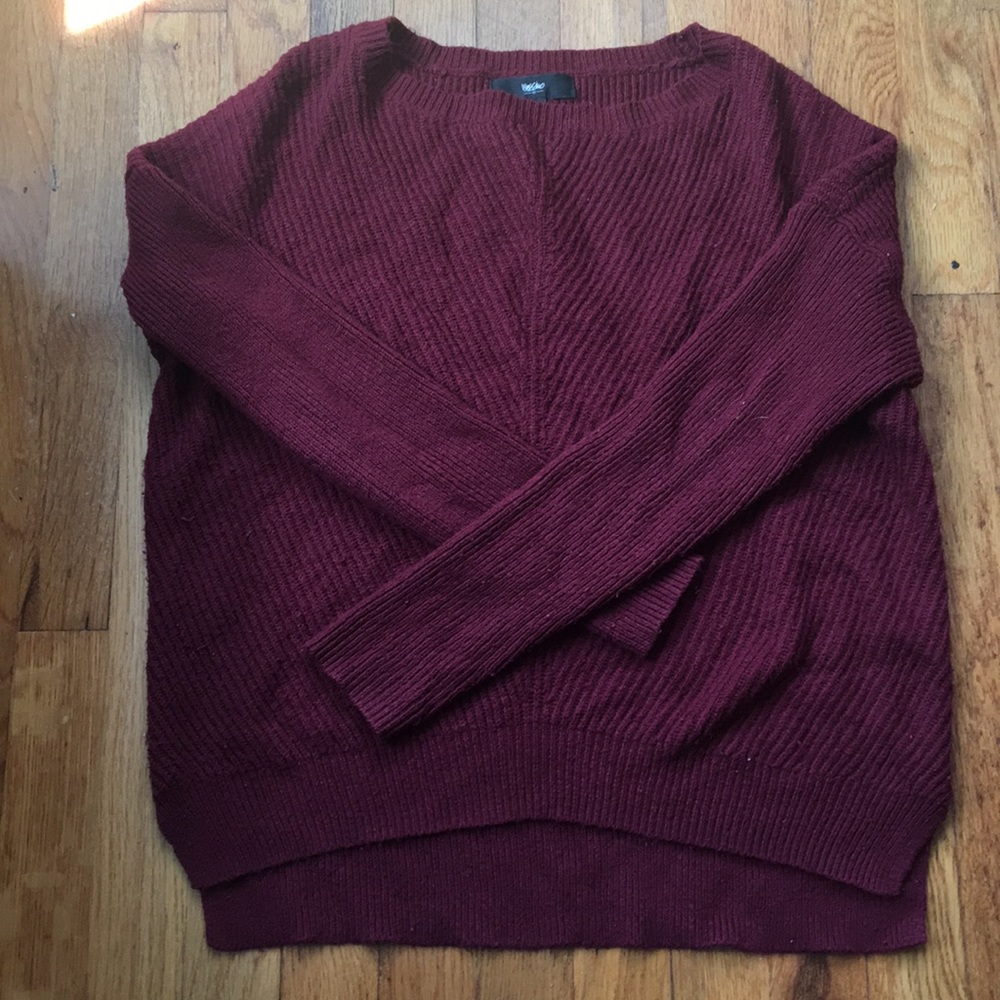 Cosy red sweater